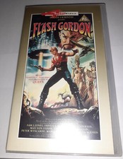 QUEEN FLASH GORDON VHS ORIGINALE FILM CASSETTA COLONNA SONORA