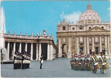 ROMA - S. PIETRO - GENDARMI E GUARDIE SVIZZERE IN GRANDE UNIFORME -VIAGG. -90144