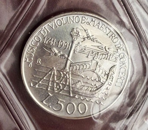 Vivaldi 500 lire - lire, 1991