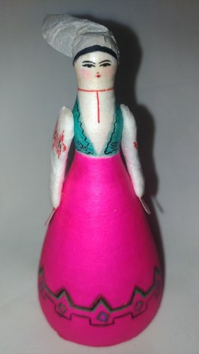 Bambola russa papier mache - bambola,