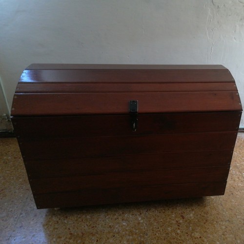 Baule forziere legno massello - forziere,