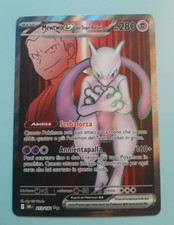 POKEMON - MEWTWO EX FULL ART del Team Rocket 213/182 RIVALI PREDESTINATI