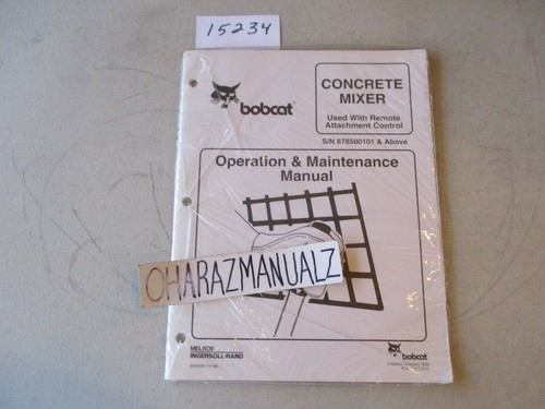 Betoniera nuova 1998 bobcat - betoniera, cr