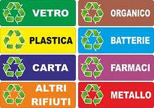 KIT 8 ADESIVI  RACCOLTA