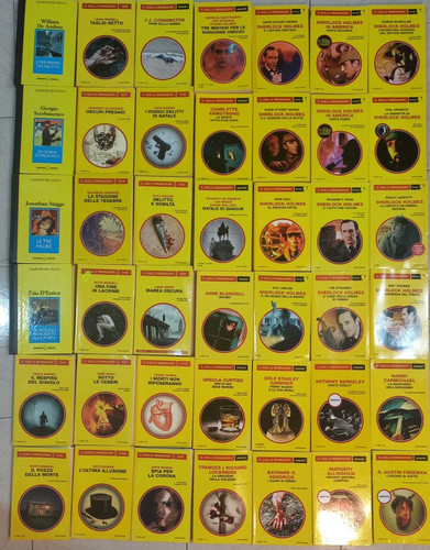 Lotto giallo mondadori - giallo,