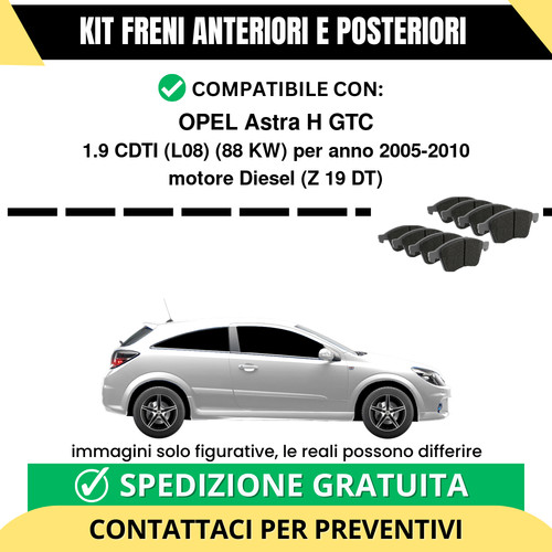 Pastiglie freno ant post - ant,