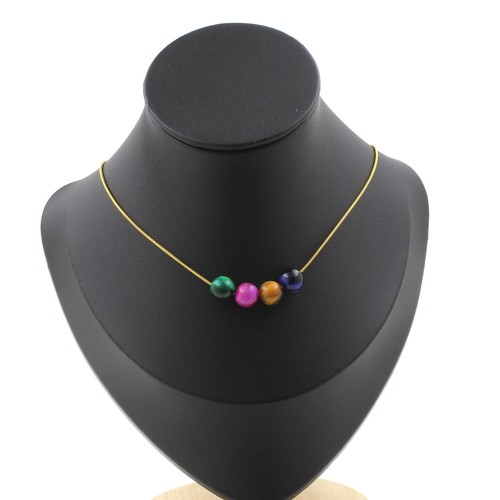Pietre minerali collana - collana, 4