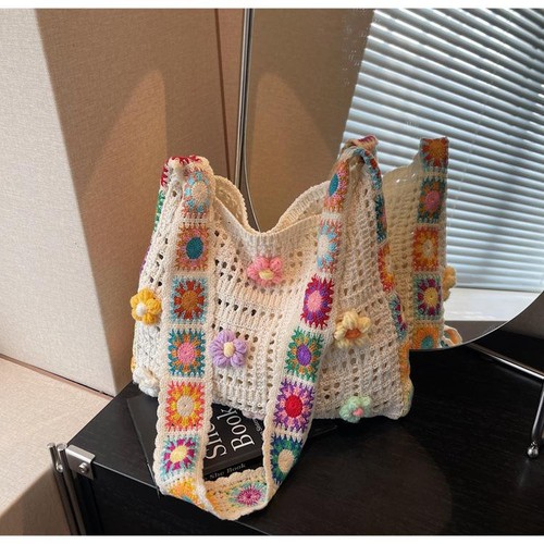 Borsa donna boho - , uncinetto