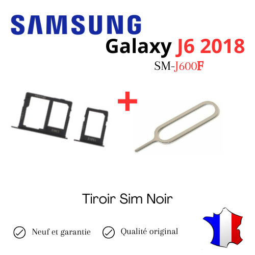 Tiroir sim noir pour samsung - tiroir, noir,