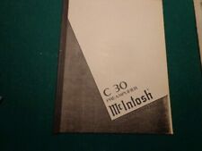 McIntosh C-30 preamplificatore copia manuale