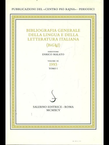 Bibliografia generale della - generale,