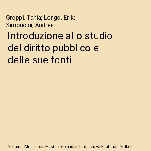 Introduzione allo studio del