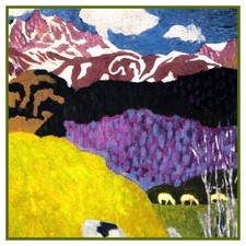 Paesaggio primaverile di