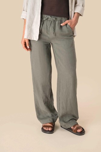 Pantalone donna lino lavato - donna,