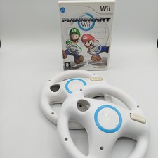 Mario Kart Wii (Nintendo Wii, 2008) + 2 Volanti Originali Multilingua Italiano