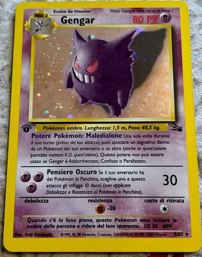 Gengar holo fossil ita - holo,