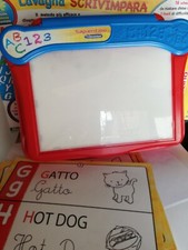 Sapientino lavagna scrivi impara quasi nuovo gioco baby toy bambini interattiva 