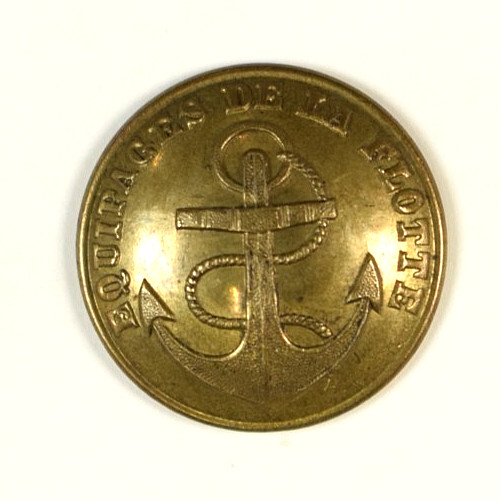 Xix secolo bottone - bottone, uniforme