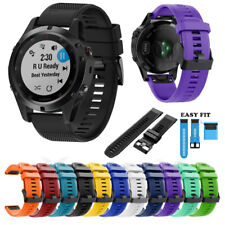 Cinturino orologio silicone Quick Fit per Garmin Fenix 7 7X 6 6X 6S 5 5X 5S quatix