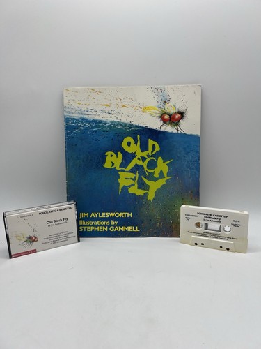 Vintage old black - fly, book