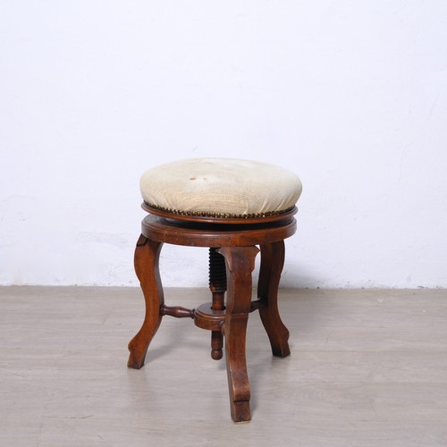 Antico sgabello pianoforte - sgabello, da