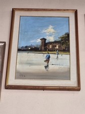Gigi ROLLA Quadro Olio Su Tela