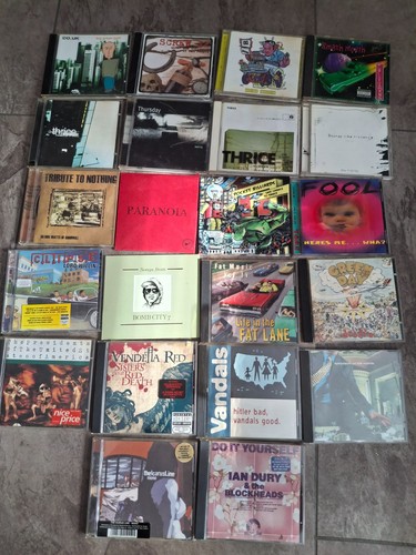 Bundle joblot x22 pop - cd, punk