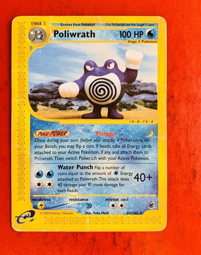 Lotto carte pokemon poliwrath - lotto,