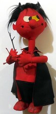 BAMBOLA GIOCATTOLO VINTAGE LENCI PANNOLENCI PANNOLENCI PANNO DIAVOLO anni 70 figurina imbottita no lars 