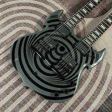 Chitarra elettrica Gray Zakk Wylde Barbarian doppio collo Black Behemoth Vortex 12+6