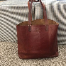 Borsa tote WP Standard vintage in pelle marrone caldo LEGGI