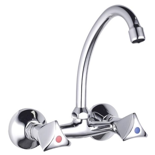 Rubinetto cucina doppia - rubinetto, da