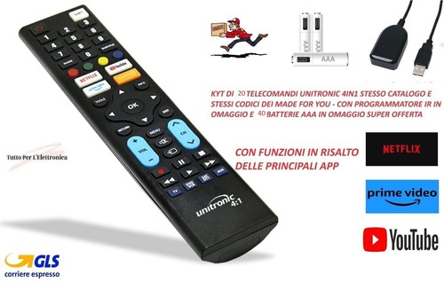 Kyt pezzi telecomandi - 20,