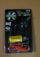 Y998457 Bloccadisco Kryptonite New York Giallo Con Borsa E Minder 