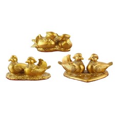 Coppia di ornamenti di anatre