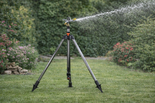 Irrigatore pulsante treppiede - pulsante,