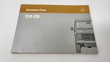 MERCEDES BENZ 250 GD - ISTRUZIONI D'USO - Originale