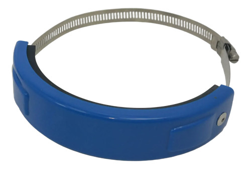 Protezione scarico pitbike blu - protezione,