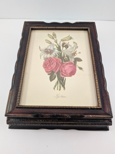 Scatola vintage legno con - vintage,