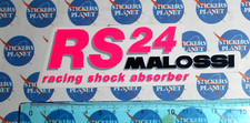 ADESIVO STICKER VINTAGE AUTOCOLLANT AUFKLEBER AUTO MOTO TUNING RS 24 MALOSSI