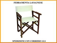 Sedia tipo regista in legno