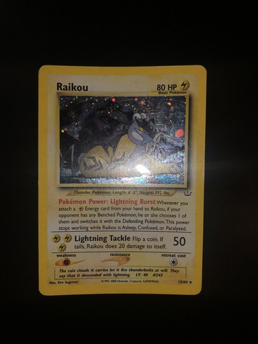 Pokemon raikou holo - raikou, *