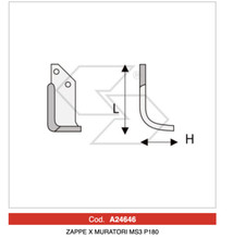 20 x ZAPPETTE ZAPPE FRESA