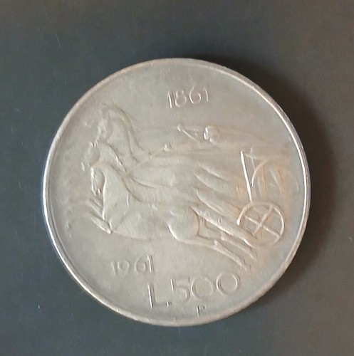 Moneta 500 lire bighe in - 500,