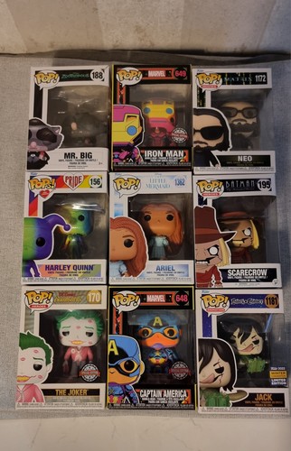 Funko pop lotto - 9, pezzi