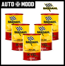5 LT OLIO MOTORE BARDHAL XTC C60 5W40 5 LITRI 5 W 40 BARDAHL