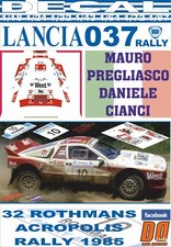 DECAL LANCIA 037 RALLY WEST