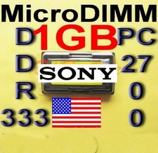 (1 GB RAM) 1x1G SONY VAIO PCG