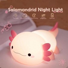 Carino Axolotl luce notturna