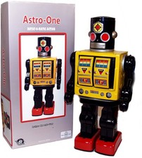 Metal House Robot Astro-ONE Robot Giocattolo di Latta Batteria Op